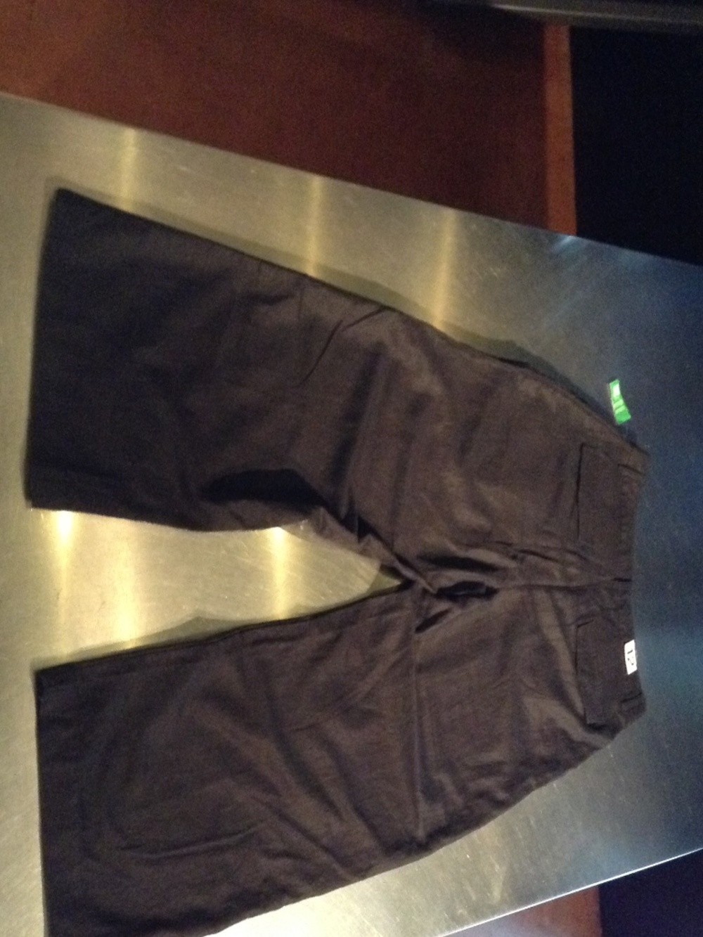 NWT GAP Linen Blend Wide Leg Pants Women’s 12 Black High Rise Pleated